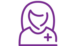 Medical staff icon for clinic